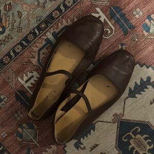 Madewell Burgundy Mary Janes